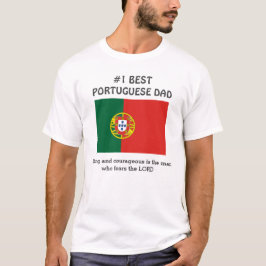Camiseta Personalizado DAD PORTUGUESA valiente