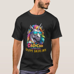 Camiseta Personalizado DADICORN Para Dads Day