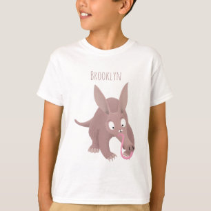 Camiseta Personalizado de aardvark gracioso