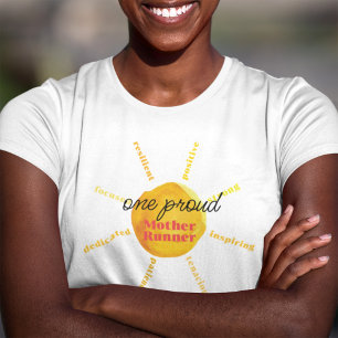 Camiseta Personalizado de acuarela de color amarillo y sol