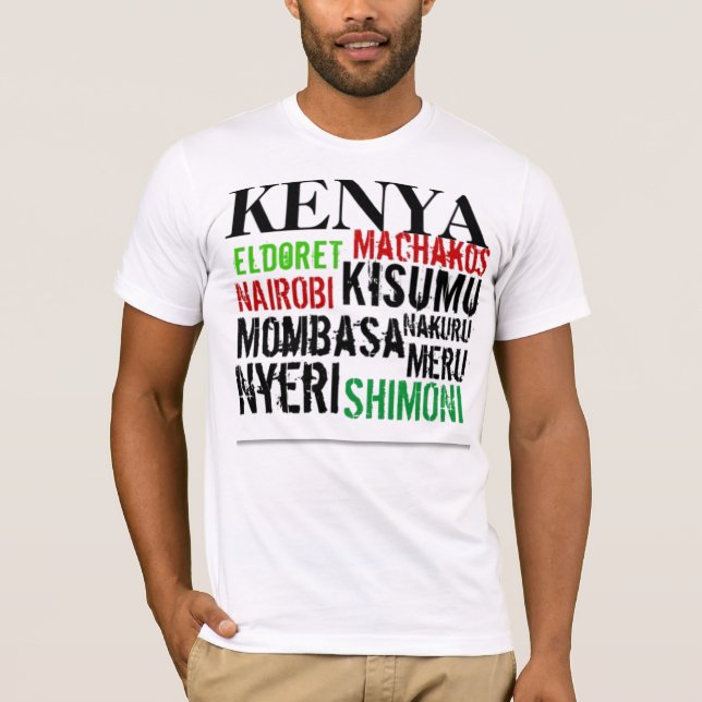 Camiseta Personalizado de Africankoko Kenia (Anverso)