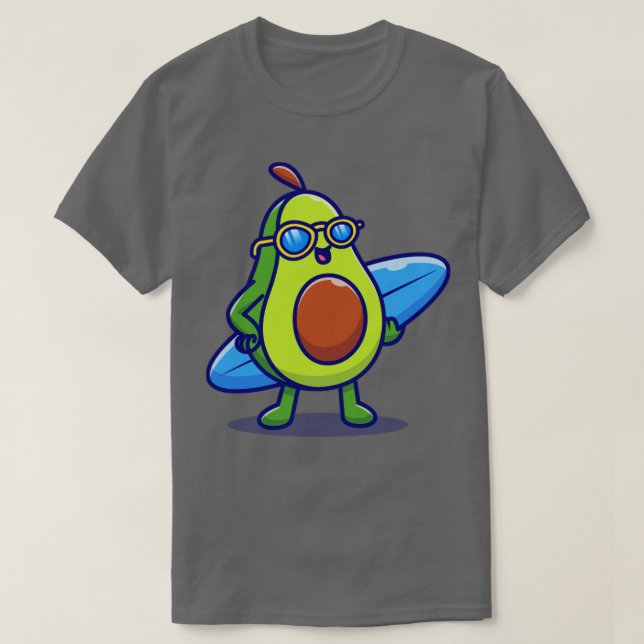 Camiseta Personalizado De Aguacate En El Mar (Diseño del anverso)