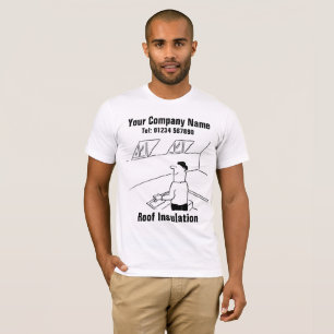 Camiseta Personalizado de aislamiento de techo para persona