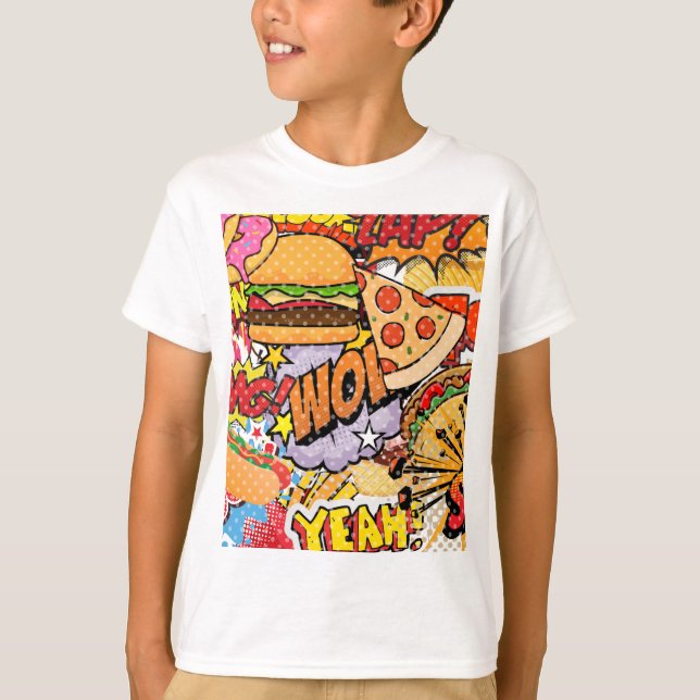 Camiseta Personalizado de alimentos (Anverso)