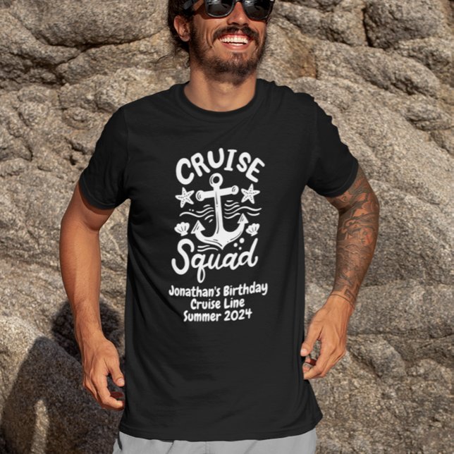 Camiseta Personalizado de amigos de grupo escuadrón Cumplea (Subido por el creador)