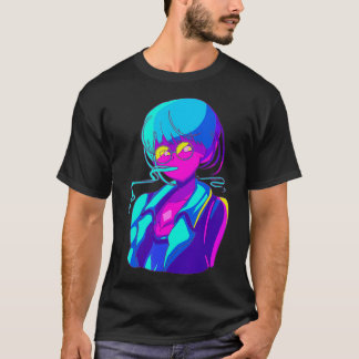 Camiseta Personalizado de animación del Chica animado del m
