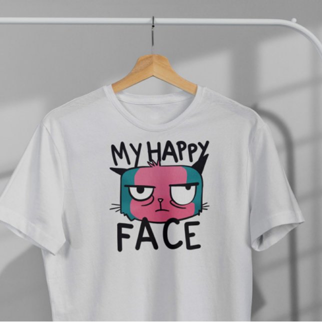 Camiseta Personalizado de animales de gato gruñón (Subido por el creador)