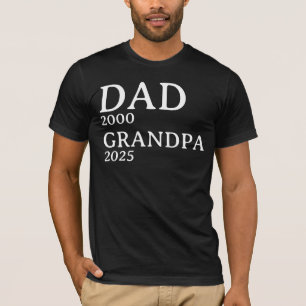 Camiseta Personalizado de años personalizados del abuelo de