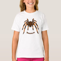 Personalizado de araña tarántula arenosa marrón y 
