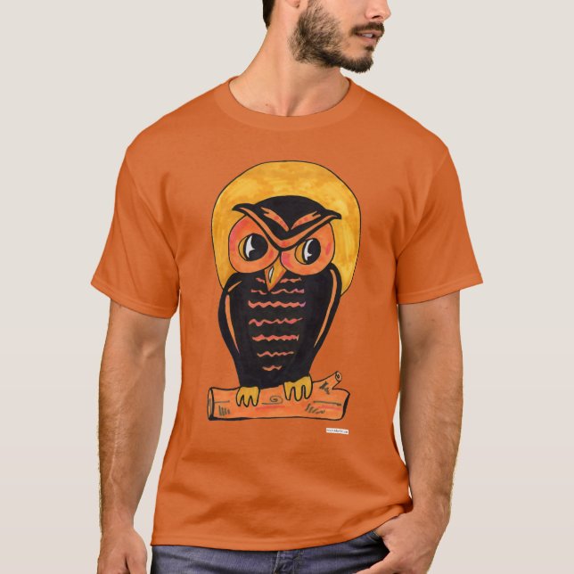 Camiseta Personalizado de arte de Halloween (Anverso)