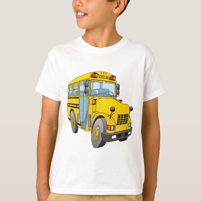 Camiseta Personalizado de autobús escolar (Anverso)