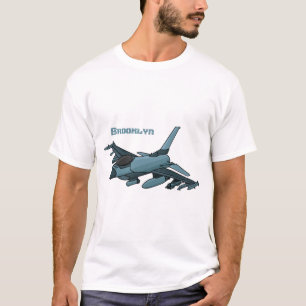 Camiseta Personalizado de avión de combate militar