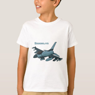 Camiseta Personalizado de avión de combate militar