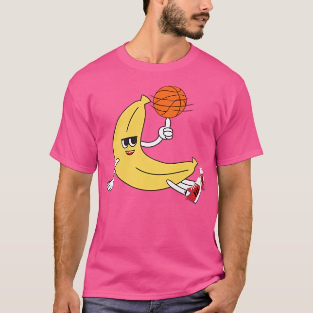 Camiseta Personalizado de Banana de Baloncesto (Anverso)