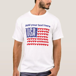 Camiseta PERSONALIZADO de bandera de Estados Unidos