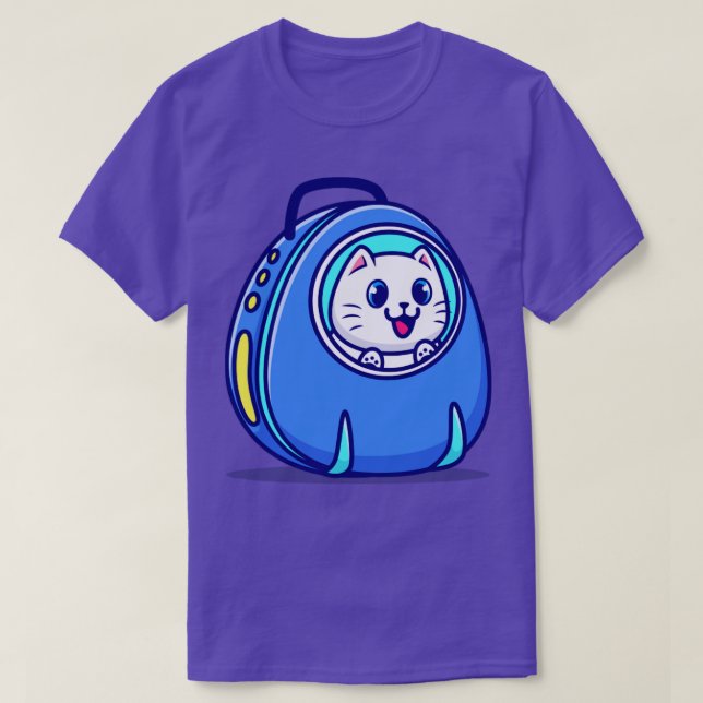Camiseta Personalizado De Bolsa De Portadora De Mascota De  (Diseño del anverso)