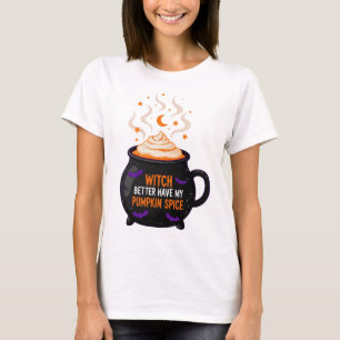 Camiseta Personalizado de Brujas de la Calabaza juguetona p