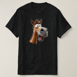 Camiseta Personalizado de caballos completamente estupefact