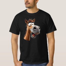 Camiseta Personalizado de caballos completamente estupefact