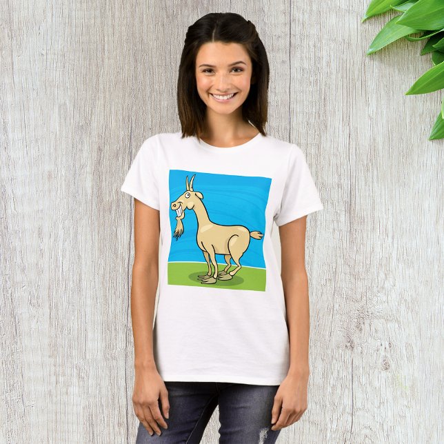 Camiseta Personalizado de cabra sonriente (Subido por el creador)