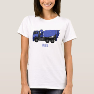 Camiseta Personalizado de camión de transporte de mezcla de