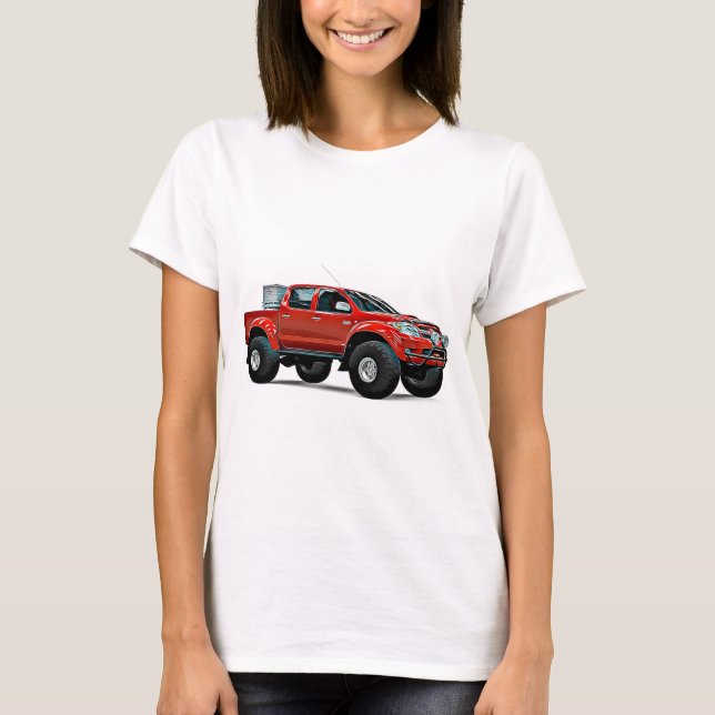 Camiseta Personalizado de camiones del Explorador de Hilux (Anverso)