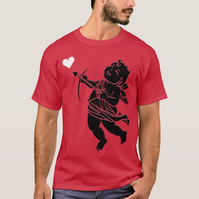 Camiseta Personalizado de Camisas de San Valentín de amor m (Anverso)