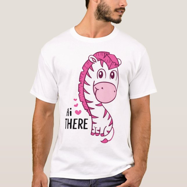 Camiseta Personalizado de cebra cúpula (Anverso)