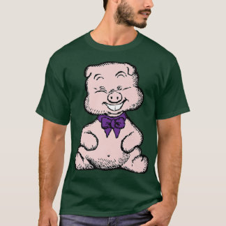 Camiseta Personalizado de cerdo Art Premium