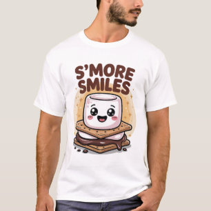 Camiseta Personalizado de chocolate malvavisco beige Kawaii