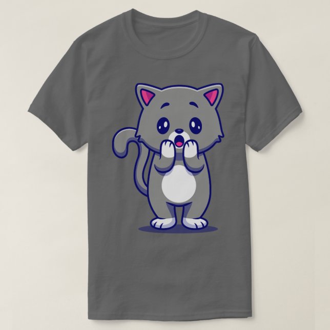 Camiseta Personalizado de choque de gato (Diseño del anverso)