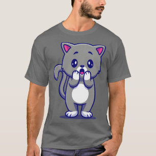 Camiseta Personalizado de choque de gato