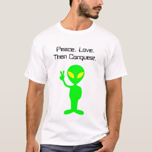 Camiseta Personalizado de ciencia ficción alienígena divert