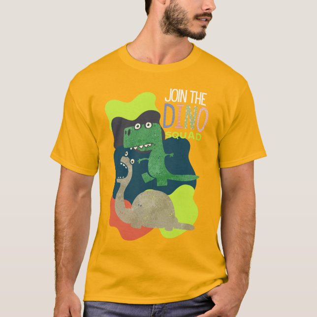 Camiseta Personalizado DE CITA DE DINOSAUR (Anverso)