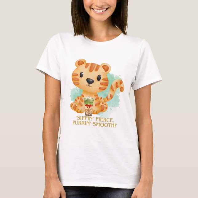 Camiseta personalizado de cita de tiguer (Anverso)