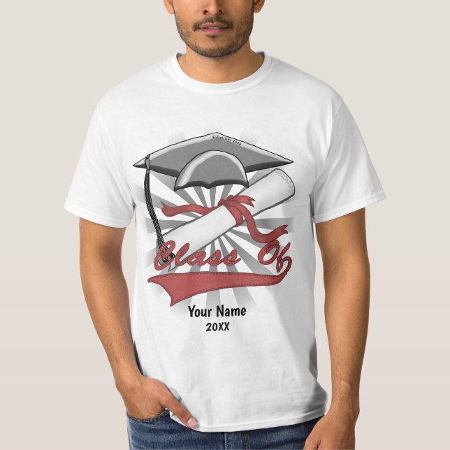 Camiseta Personalizado de clase graduado (Anverso)
