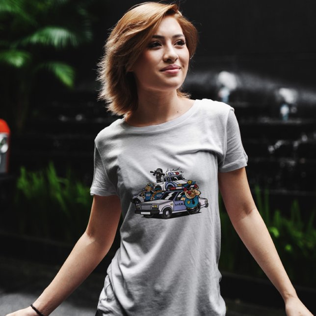 Camiseta Personalizado de coches de policía (Subido por el creador)