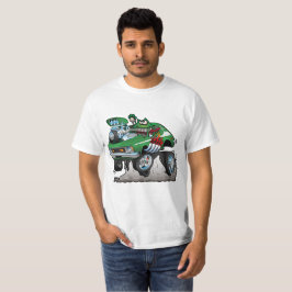 Camiseta Personalizado de coches divertidos de Green Hot Ro