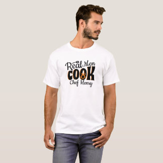 Camiseta Personalizado de Cocina de Hombres Reales