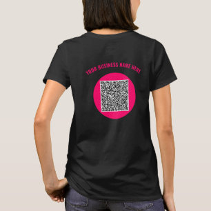 Camiseta Personalizado de código QR Mensajes de texto para