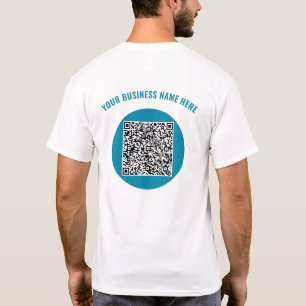 Camiseta Personalizado de código QR Mensajes de texto para
