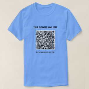 Camiseta Personalizado de código QR y envía mensajes de tex