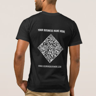 Camiseta Personalizado de código QR y envía mensajes de tex