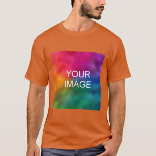 Camiseta Personalizado de color de Texas Naranja Añadir log