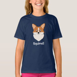 Camiseta Personalizado de Corgi cautivado "ardilla"