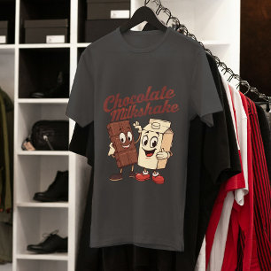 Camiseta Personalizado de cosecha de chocolate estético bat