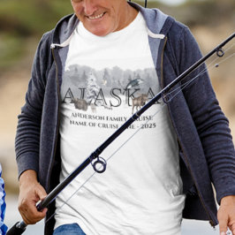 Camiseta Personalizado de crucero de Alaska