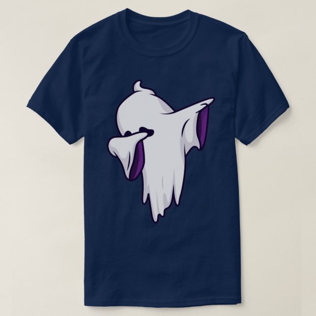 Camiseta Personalizado De Dabbing De Fantasma (Diseño del anverso)
