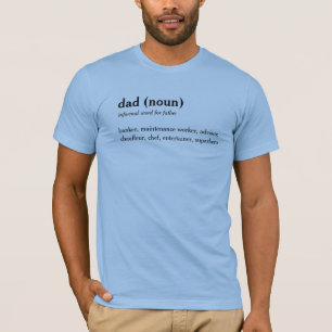 Camiseta Personalizado de definición de diccionario de papá