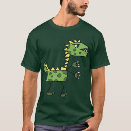 Camiseta personalizado de dibujo t-rex de dinosaurio